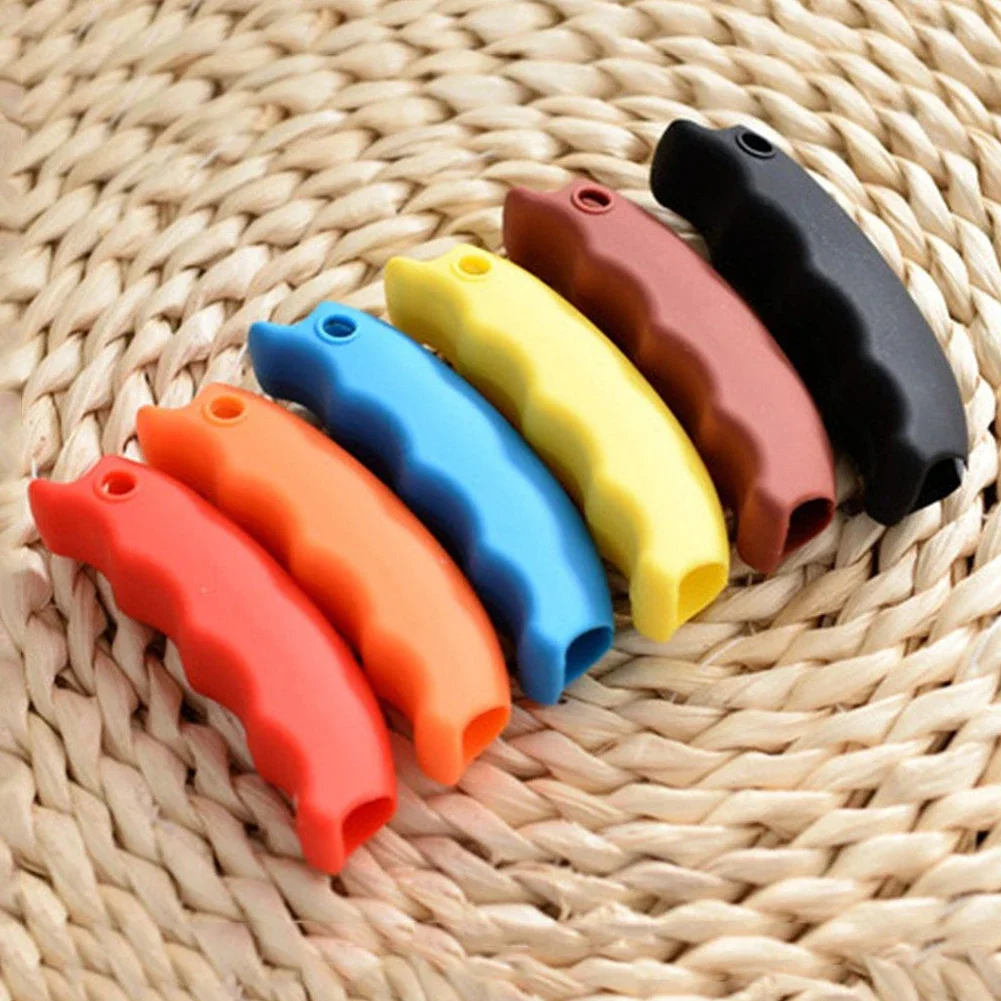 Silicone Portable Vegetable Device Labor Saving Shopping Bag Carry Holder with keyhole Handle Comfortable Grip Protect Hand Tool