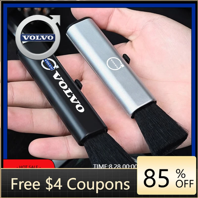 

Wheel Center Caps Car Interior Cleaning Tools Retractable Soft Wool Brush For Volvo EX30 XC60 XC40 V60 V40 XC90 XC70 V50 S60 V70