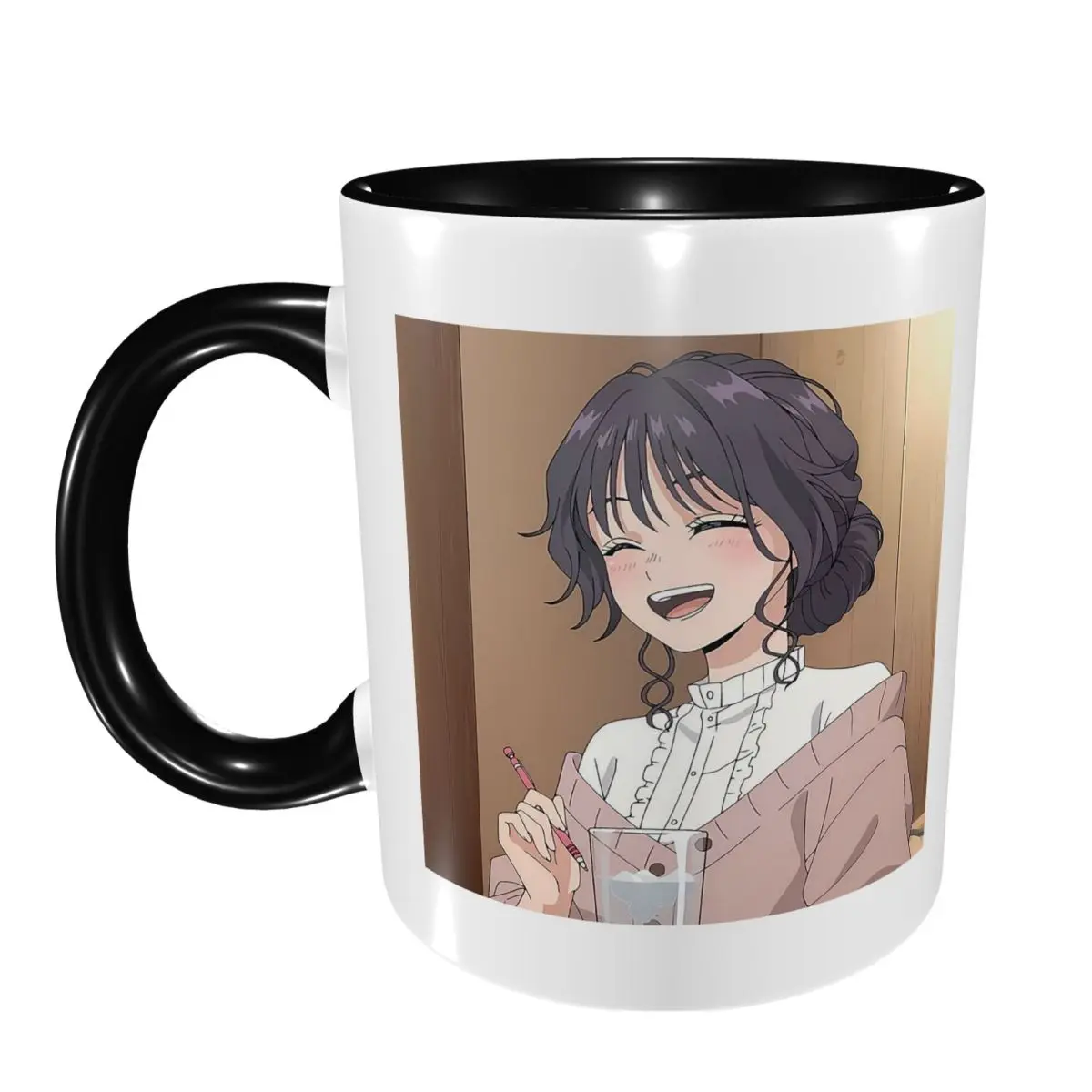 The Fragrant Flower Blooms With Dignity Anime Mug Funny Ceramic Coffee Cups Tea Mugs Milk Cup Drinkware Gifts for Woman Man