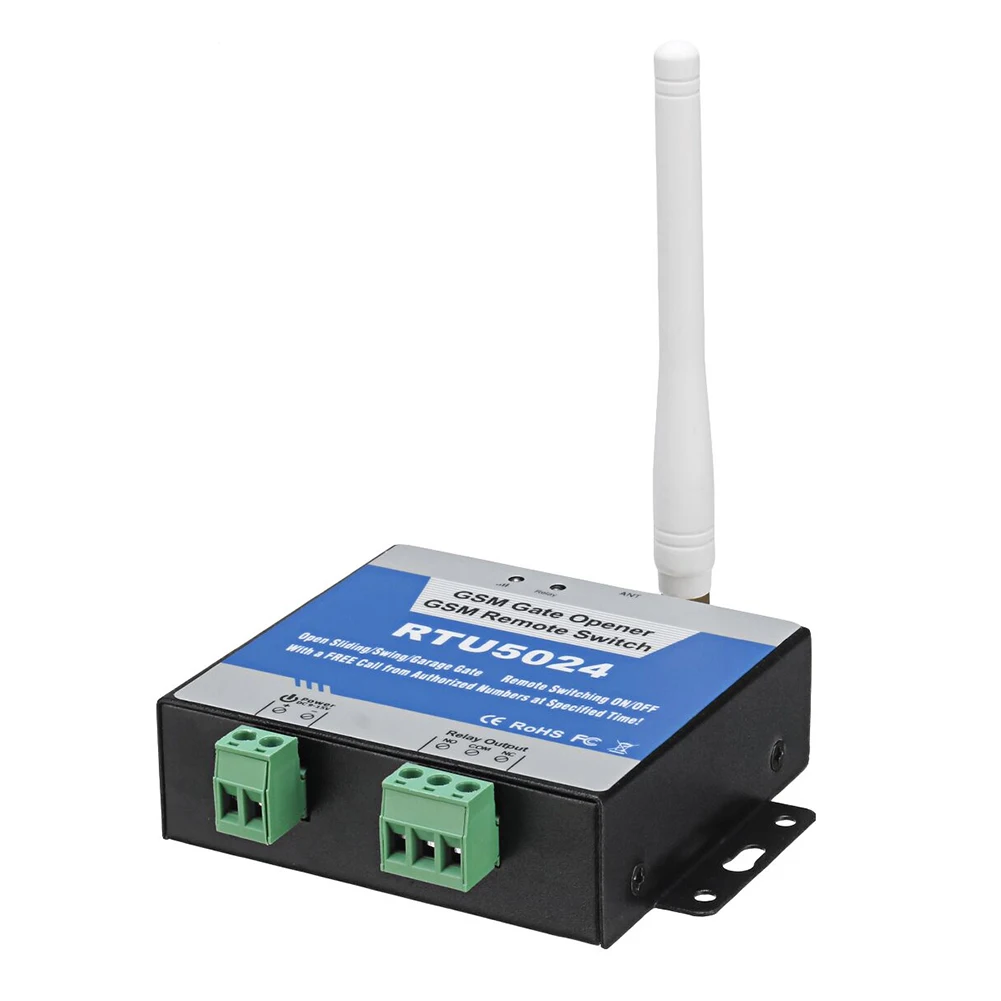 

RTU5024 GSM реле открывания ворот, переключатель удаленного доступа к двери 850/900/1800/1900 МГц