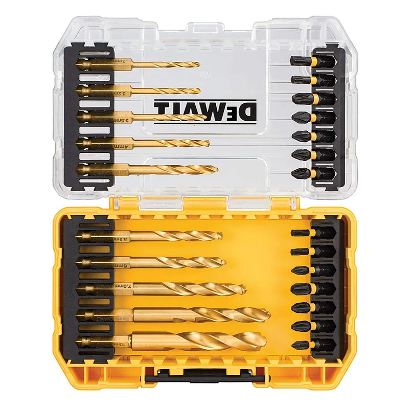 DEWALT DT70748T FLEXTORQ Drill Drive Set 24 Piece Phillips Pozi Torx Screwdriver Hex Shank Drill