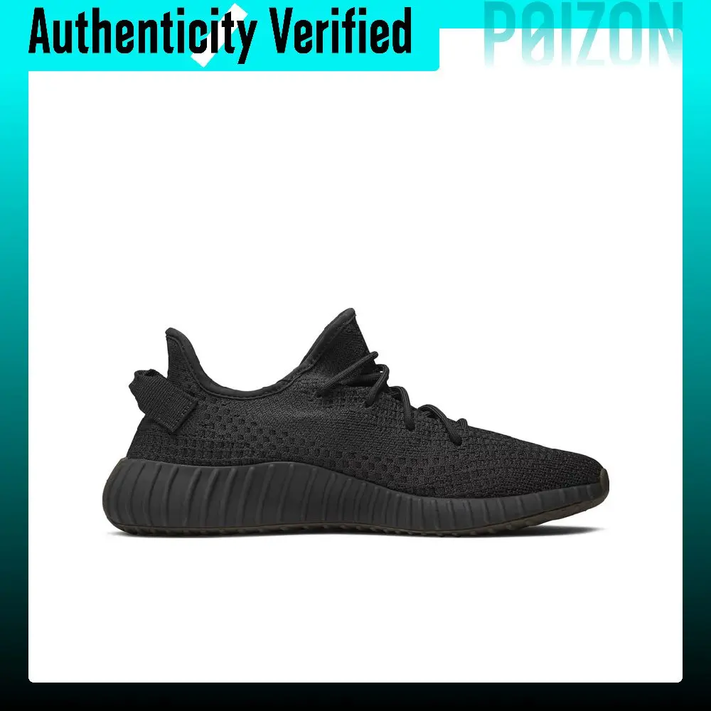 Adidas Originals Yeezy Boost 350 V2 Casual Shoes Unisex Low-top Black FY4176-2020 view 3