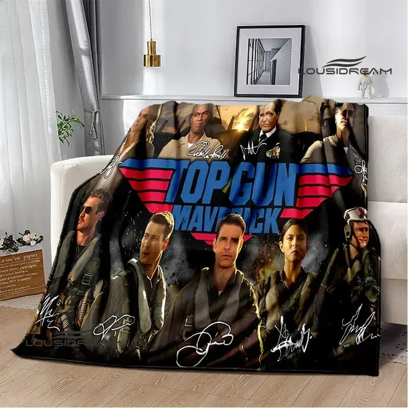 

Movie TOP GUN printed blankets flannel Warm blanket throw blankets Picnic blanket Home Travel blanket Bedding Birthday Gift