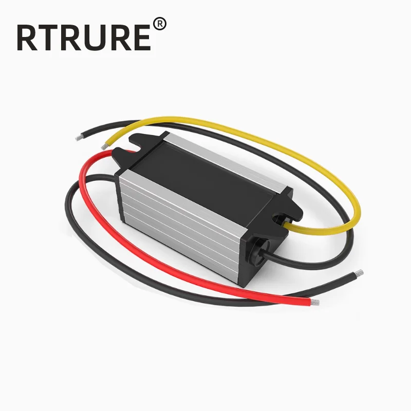 DC 48V 36V to 12V power converter DC car waterproof step-down module 24V to 12V 1-15A monitoring camera step-down regulator