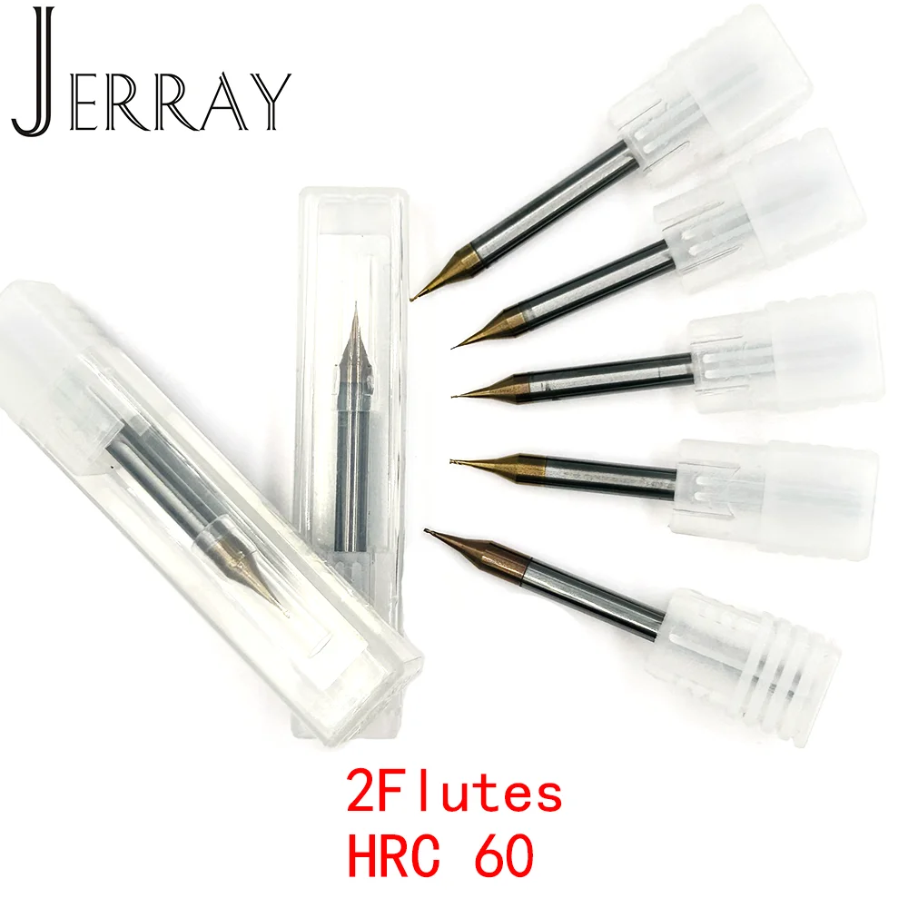Imagem -02 - Carboneto de Tungstênio Fresa Pequeno Diâmetro Cortador Máquina-ferramenta Cnc Shanron Flautas Hrc60 0.2 Mm0.9 mm mm