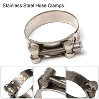 Stainless steel strengthens the clamp hose clamp Circular air water pipe Fuel hose clips of water pipe fasteners clamps