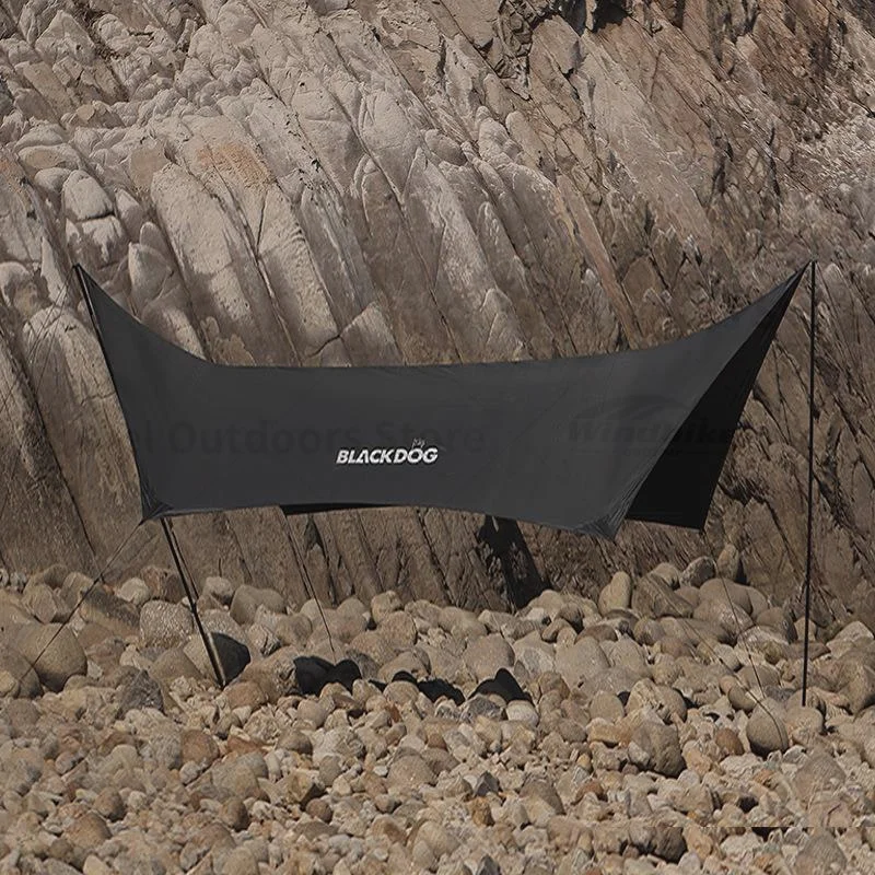 Naturehike Black Dog 3000mm tenda da sole impermeabile 150D Oxford Cloth UPF50 + campeggio all\'aperto Picnic Sun Shelter