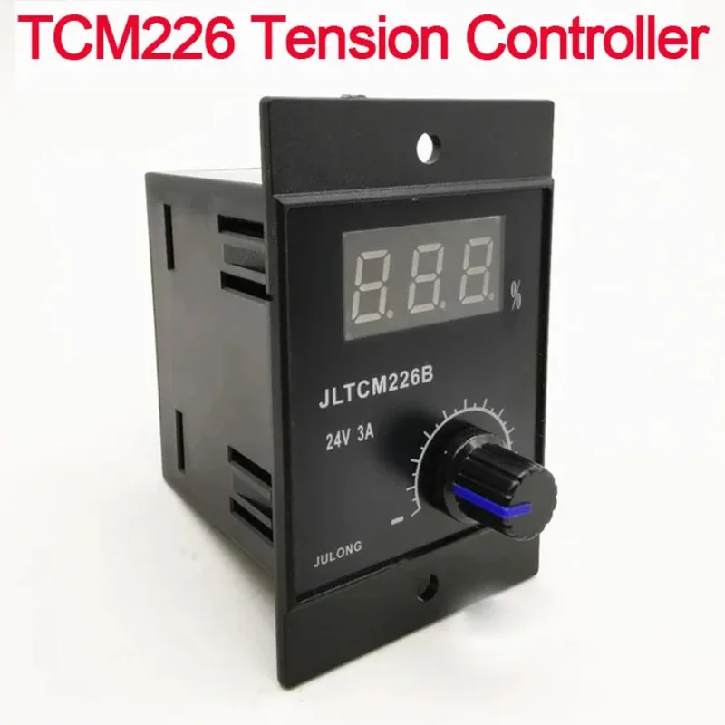 Miniature Magnetic Powder Tension Controller JLTCM226B Manual Tension Regulator Brake Clutch Paste CF24V1A5