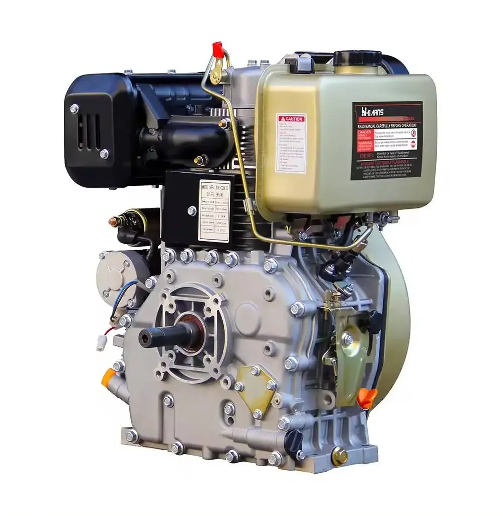 Hiearns Official  HR198F Diesel Engine, 10KW Air-cooled Diesel Engine Diesel Engine