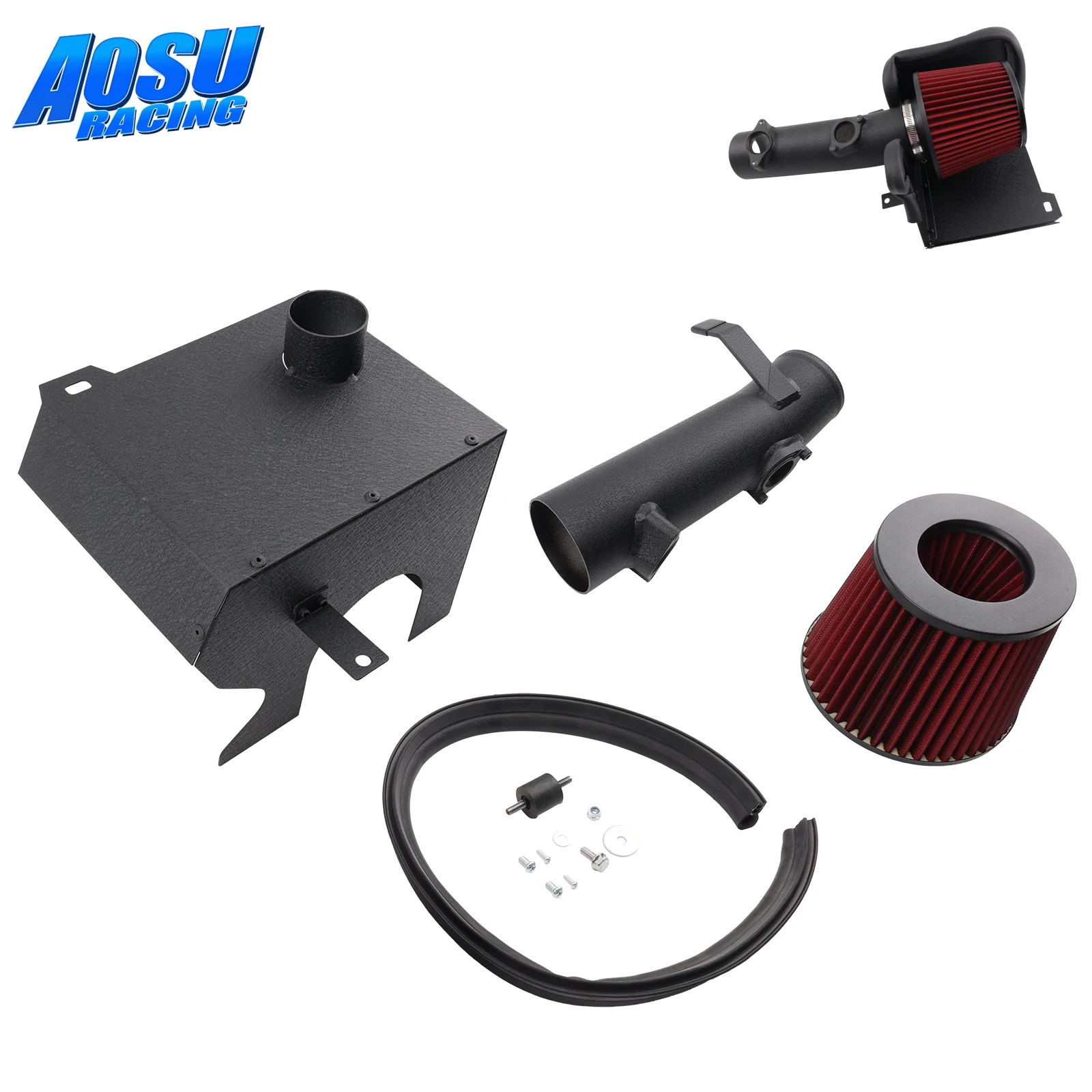 

High-performance Short Ram Cold Air Intake Kit Aluminum 3inch Pipe For 2018-2022 Honda Accord 2.0L Turbo