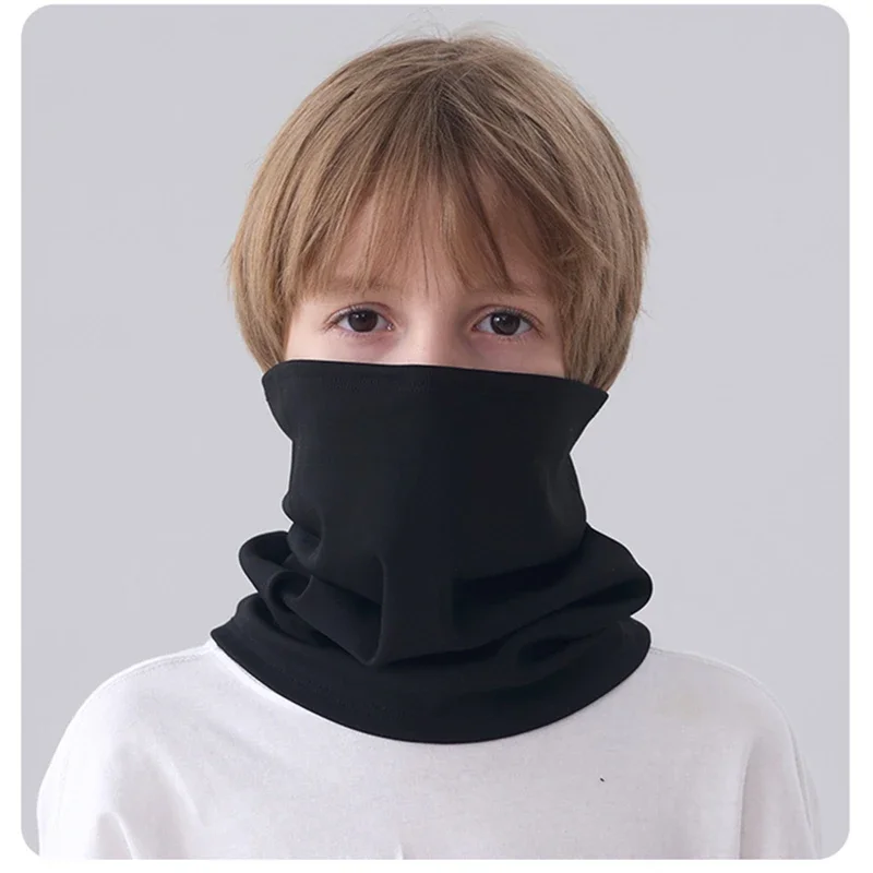 Thermal Fleece Neck Warmer Balaclava Full Face Mask Windproof Cold Proof Delicate Design for Adult Kids Outdoor Sports Cycling