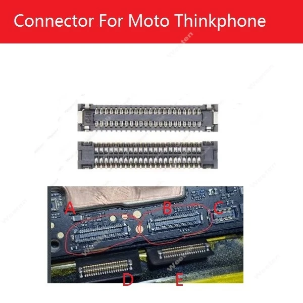 

Внутренний аккумуляторный разъем FPC для Motorola ThinkPhone 2023, зажим для аккумулятора, контактный держатель, разъем на гибком кабеле материнской платы, детали