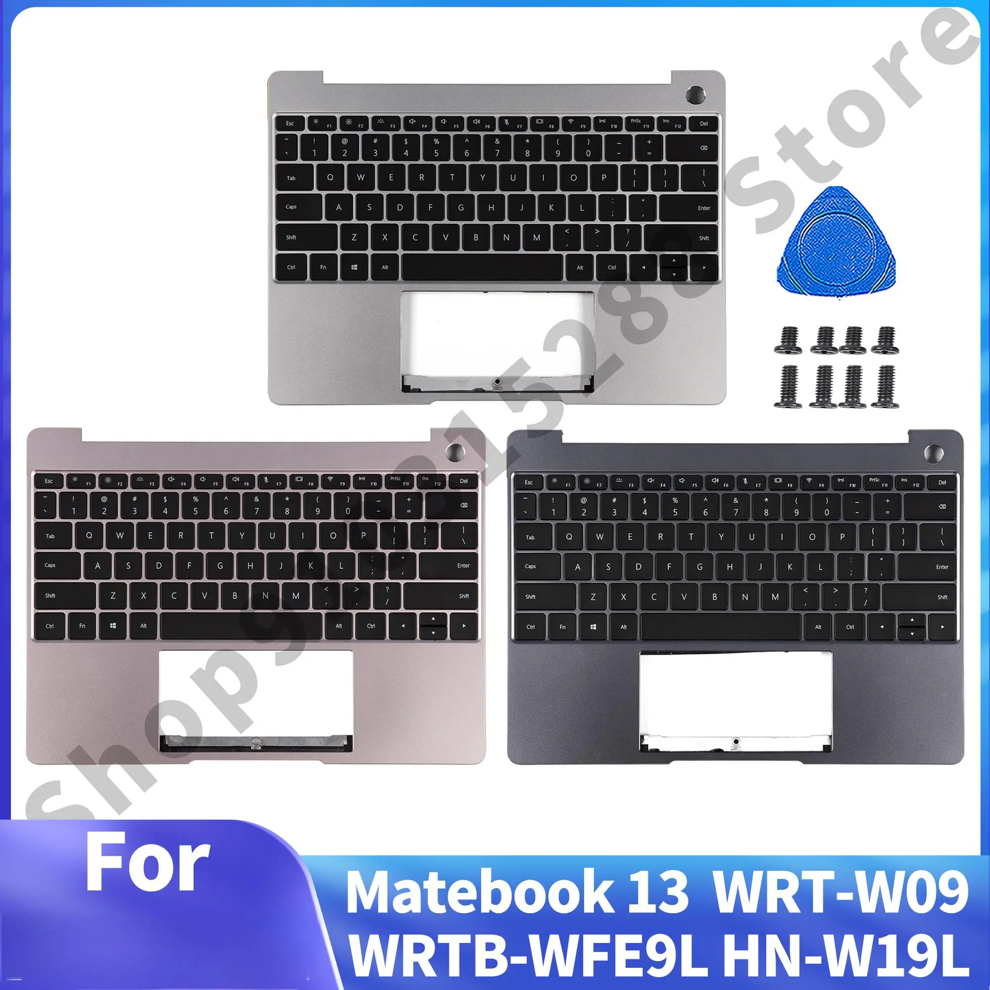 

Origi New For Matebook 13 WRT-W29 WRT-W29L WRTB-WFE9L WRTB-WAH9L WRTB-WAH9L Palmrest Upper With Keyboard With Backlight Replace