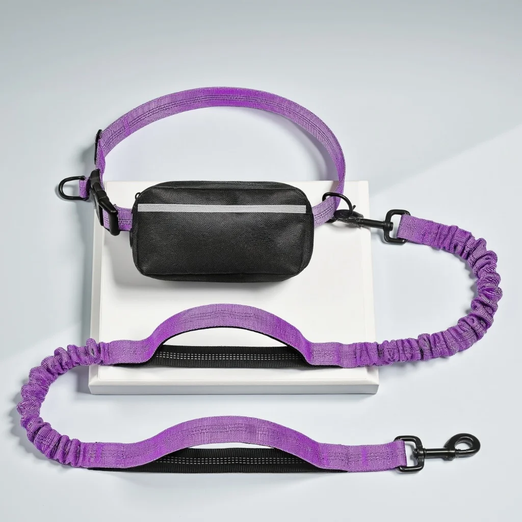 Clearance Sale!Dogs Accessories Harness Dog Leash with Zipper Pouch Hands Free Durable Bungee for Walking, Jogging and Running