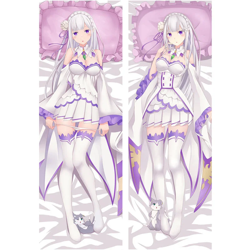 60x180cm Anime Cosplay Pillow Case Hugging Body Prop Body Anime Pillow Case Cover