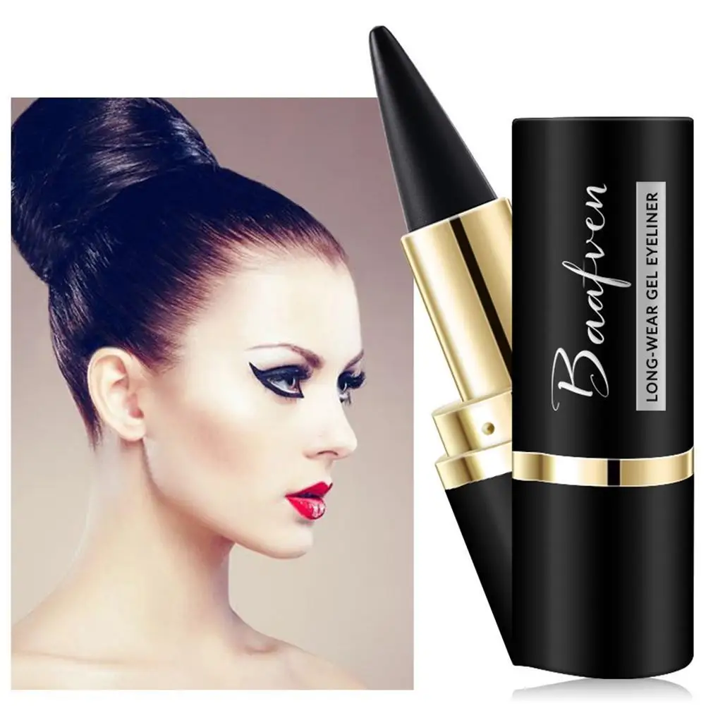 Black Eyeliner Pen Gel Eyeliner Pencil Long Lasting Quick Eye Day Liner Waterproof Dry Makeup Formula Eyeliner Smudge-proof K8X0