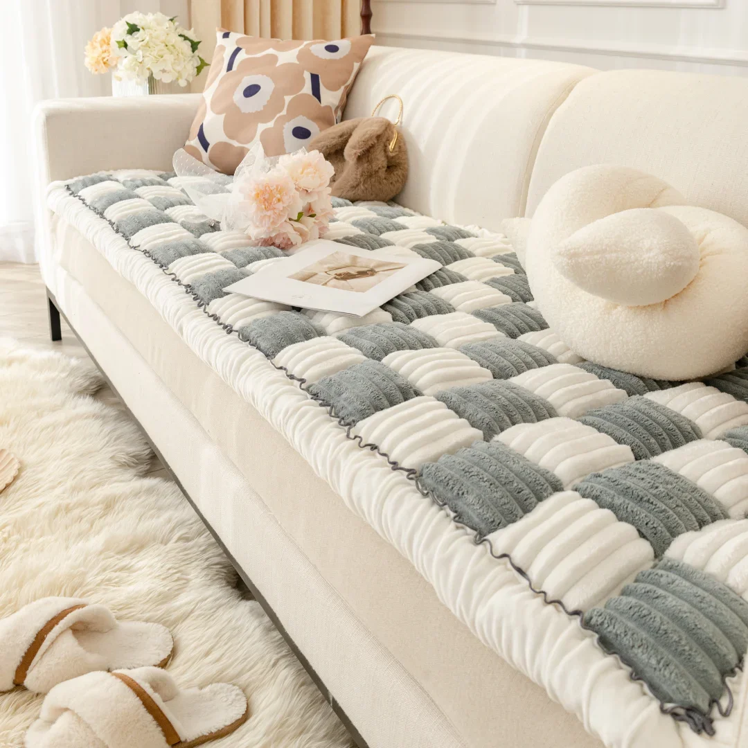 

Pet Plush Sofa Cover Dog Sofa Protector Garden Cotton Protective Sofa Cover Pet Padded Bed Sofa Cover