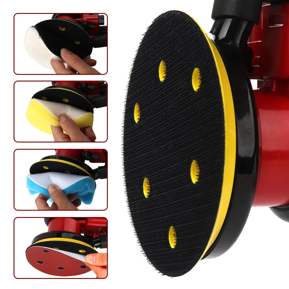 Pneumatic Sander Polisher Tool 125MM Random Orbital Air Vacuum Grinder Grinding Sanding Machine For Car Paint Care Rust Removal