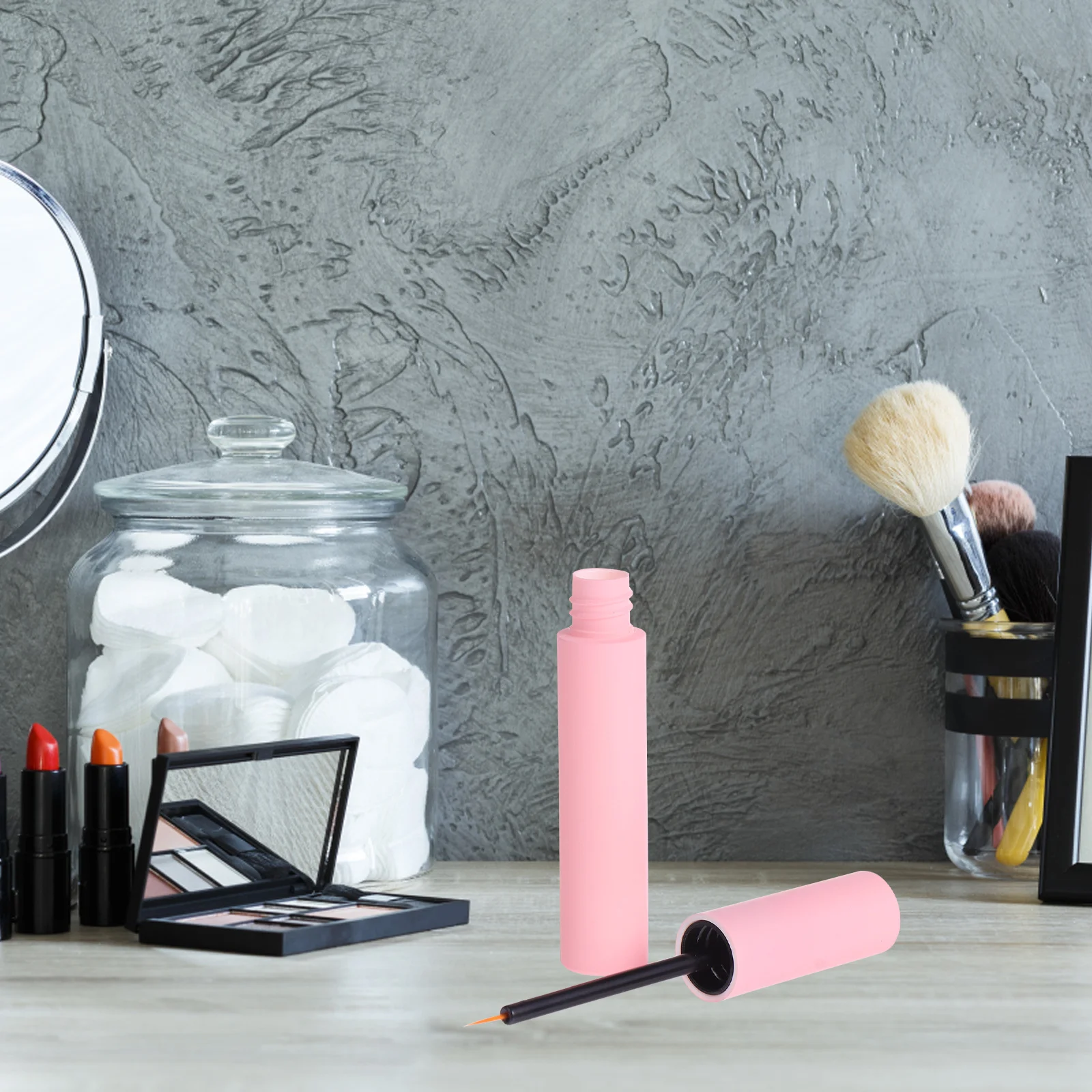 10 pcs Eye Liner Brush Empty Tube Durable Refillable Mascara Container For Eyelash Growth Liquid Cream Storage Portable Makeup