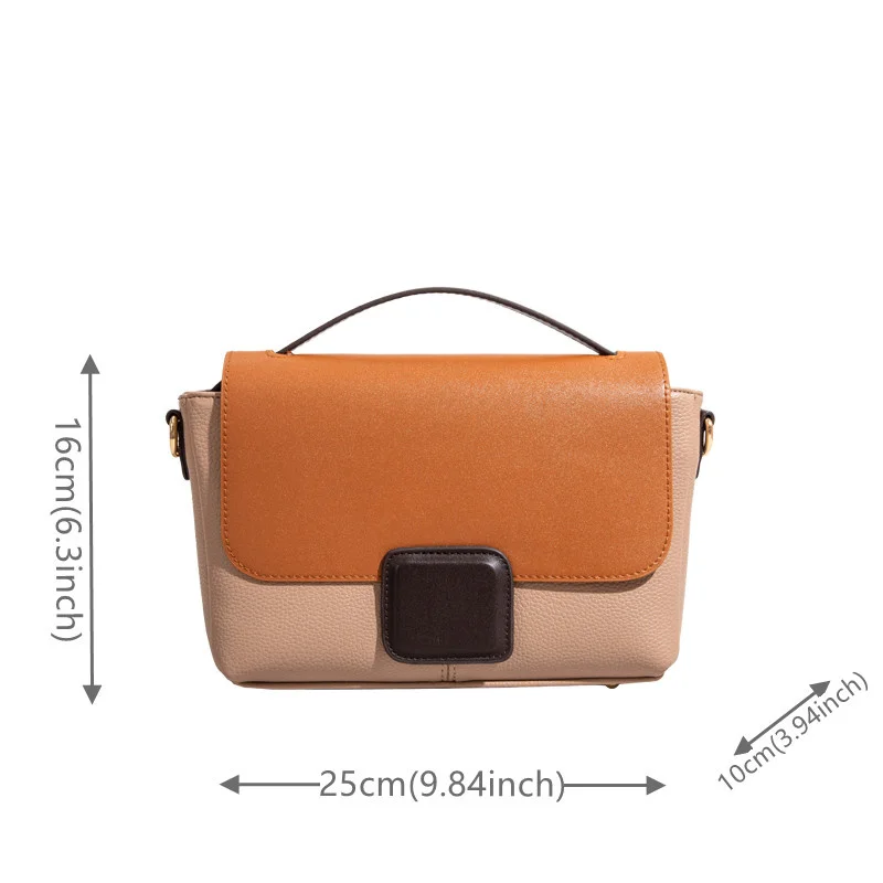 Women's Trend PU Leather Shoulder Bags Soft Waterproof Ladies Versatile Simplicity Travel Handbags Female Retro Crossbody Bags