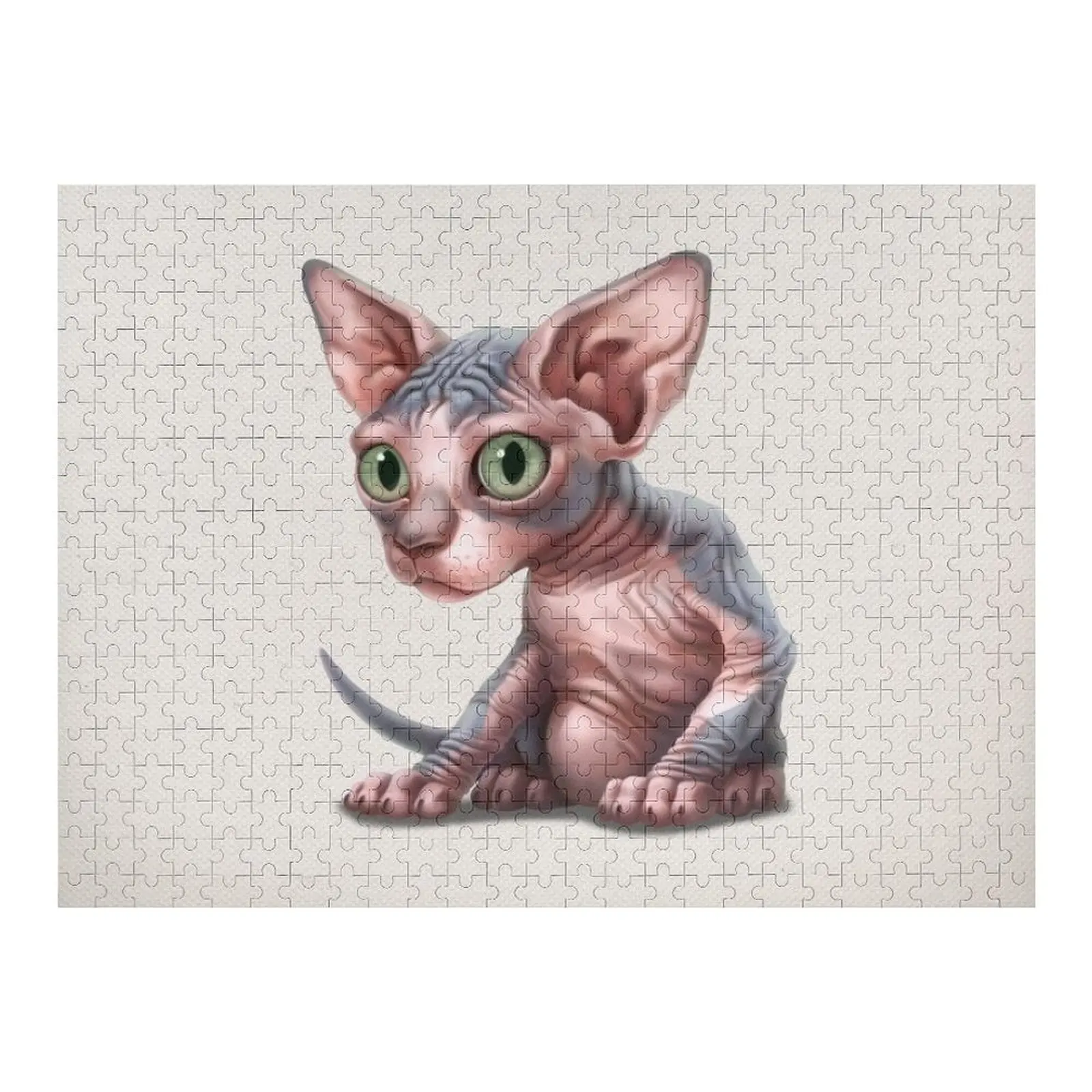 

Cat-a-clysm: Sphynx kitten - Classic Jigsaw Puzzle Personalized Toys Jigsaw For Kids Puzzle