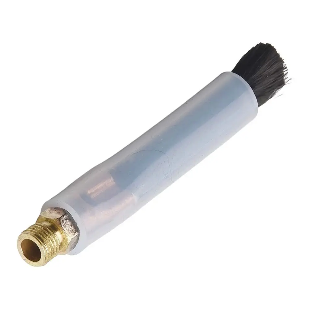 1Pcs M6 M8 M10 Weld Seam Pickling Brush Copper Head Heat Resistant Cover TIG Weld Cleaning Tool Carbon Fiber Acid Resistant