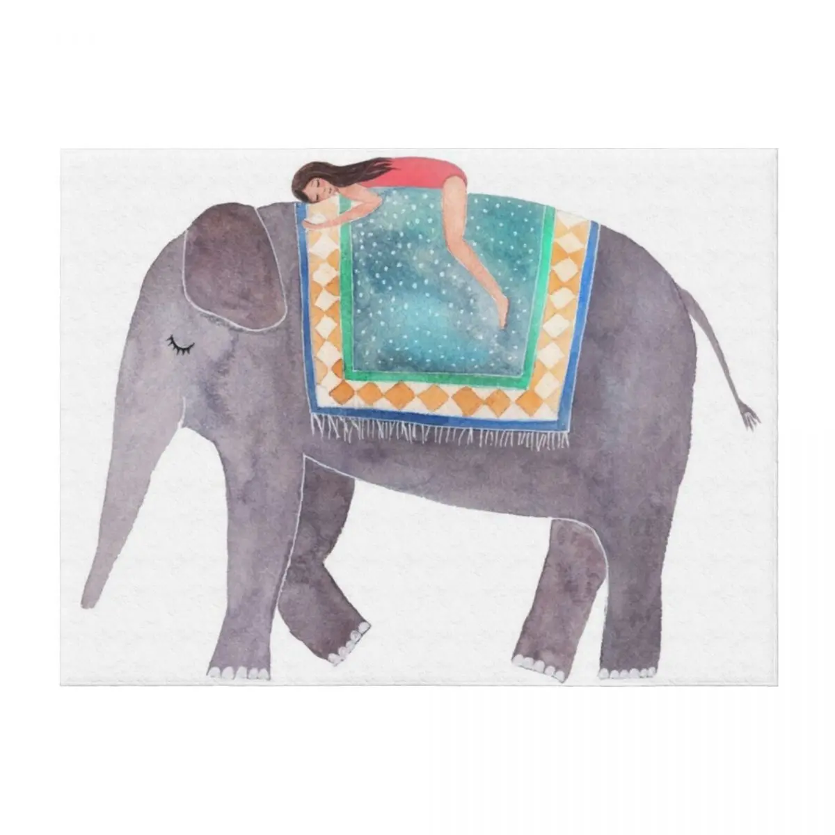 

I love you, elephant Throw Blanket Moving anime warm winter Soft Big Blankets