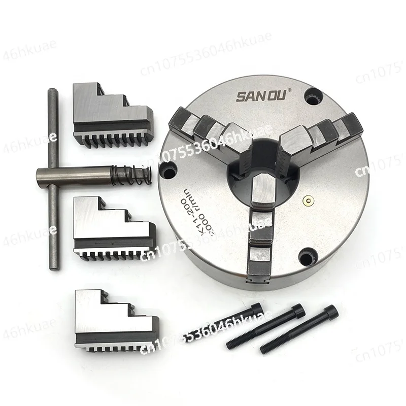 200mm Front Mount Metal 8 Inch 3 Jaw Lathe Chuck K11-200 Lathe Chuck