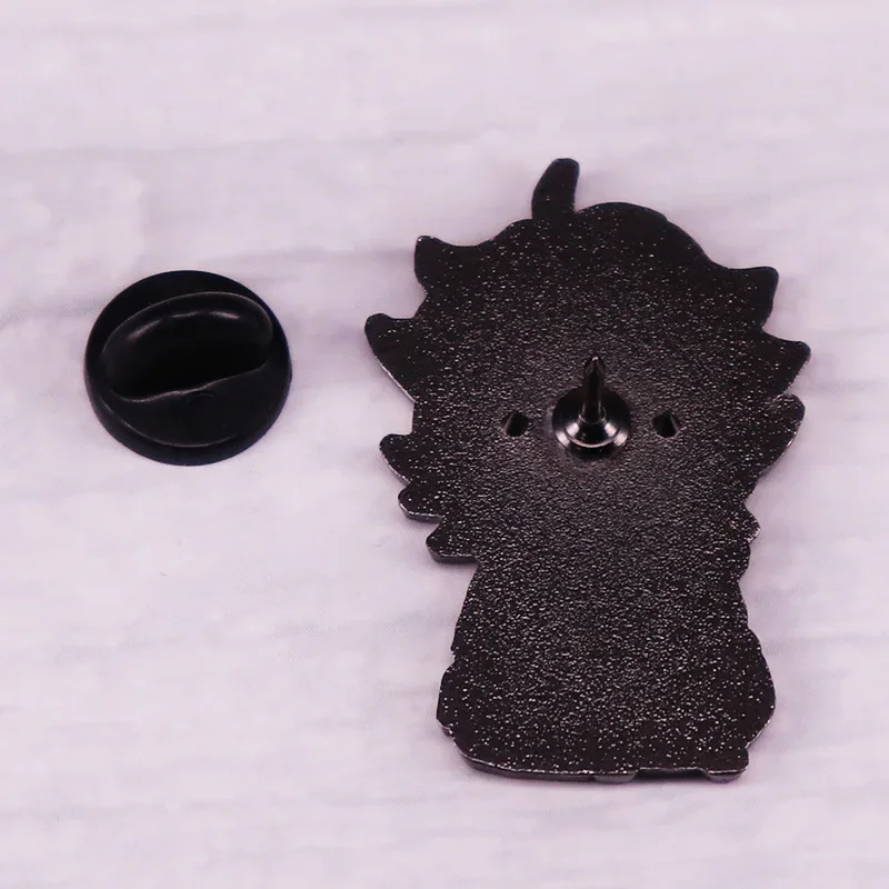 Japanese Black Clover Asta Anime Badges Enamel Pin Collar Lapel Pins Badge on Backpack Accessories Decoration Jewelry Gift