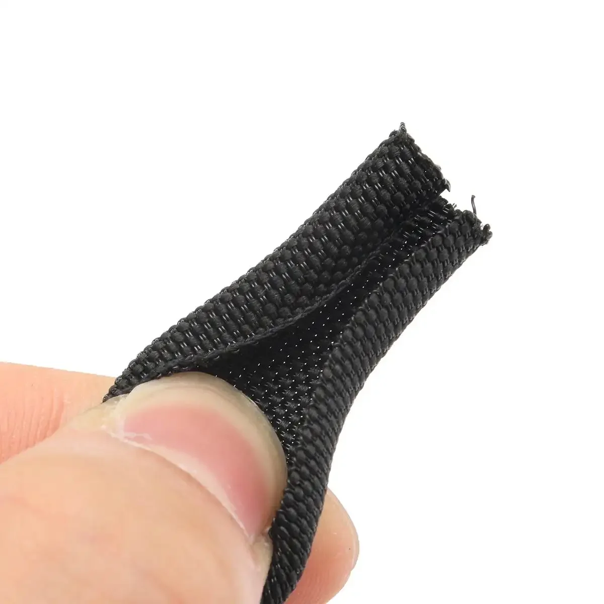 3M 5mm Black Wrap Braided Cable Sleeve General Wire Pipe Hose Indoor Wiring Protection Flexible Nylon Sleeve