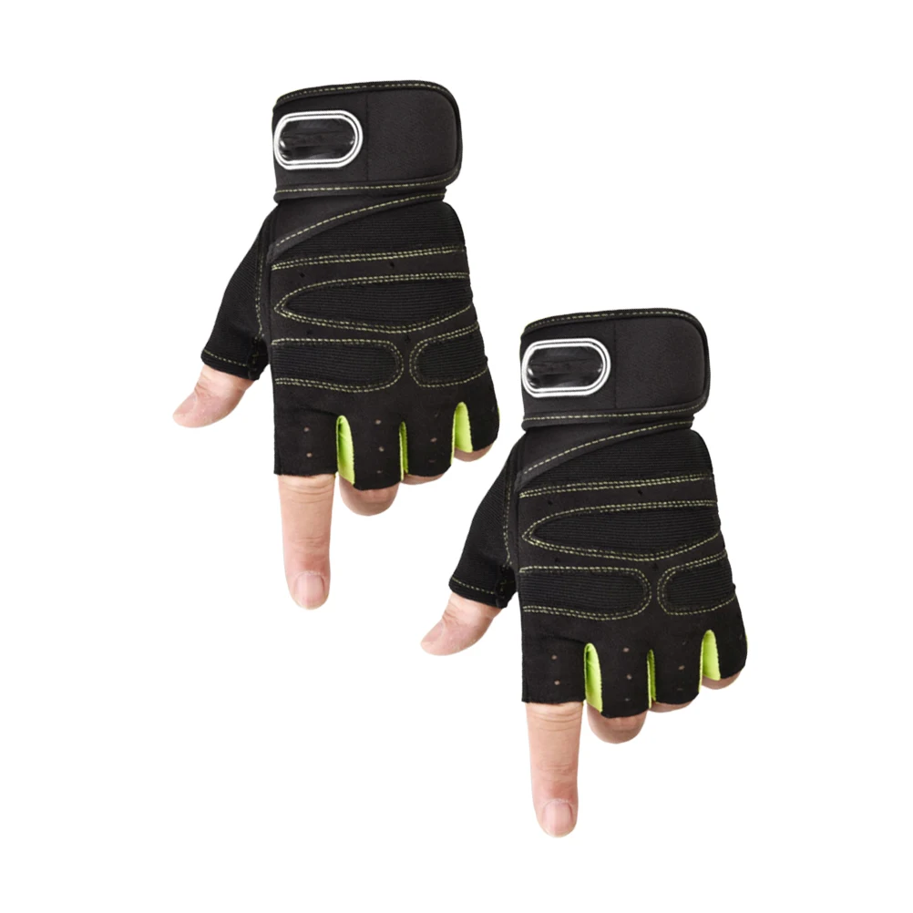 

Half-finger Gloves Sports Weight Lifting Cycling Thickened Anti-slip Shock-absorbing Gym Accessories Durable