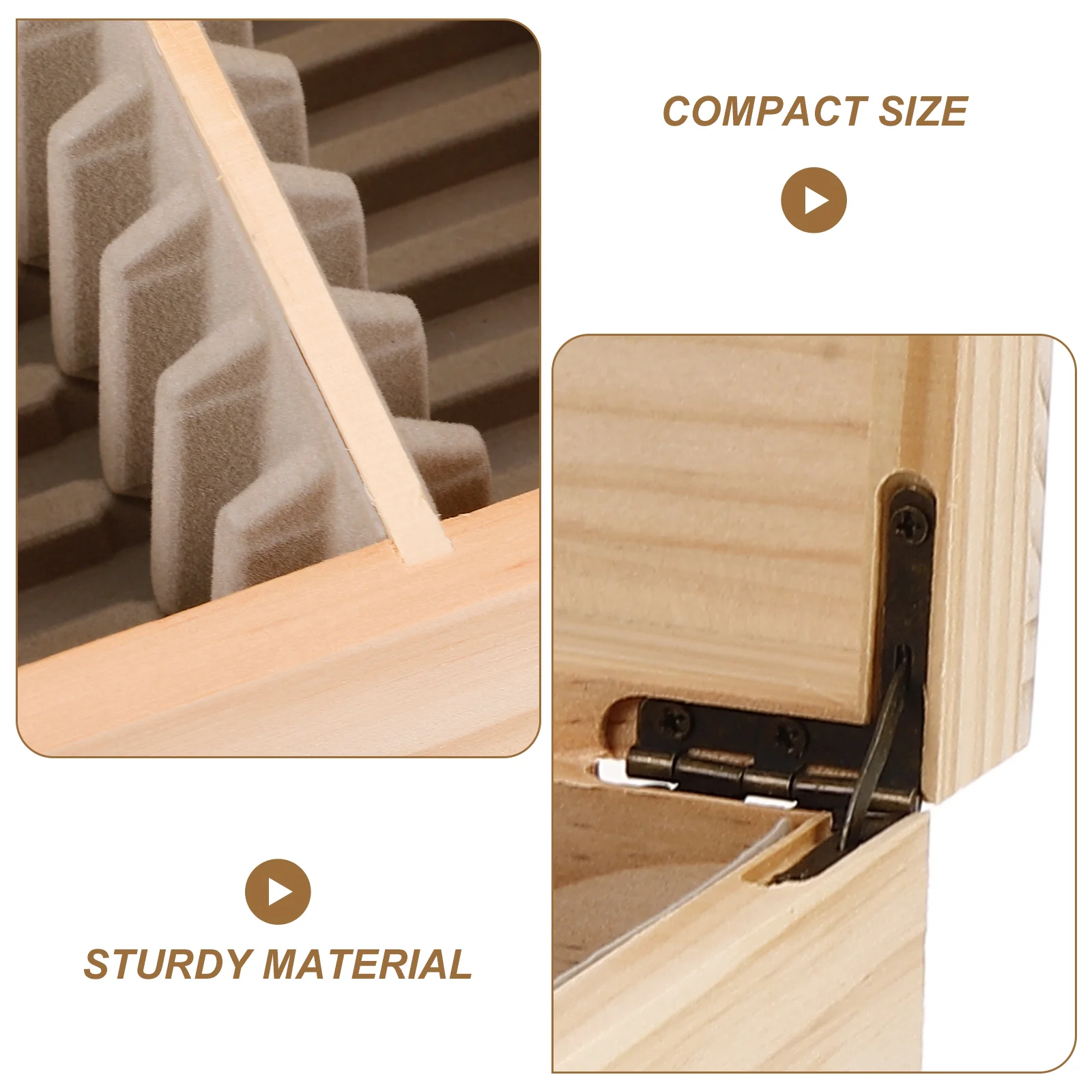 Wood Coin Holder Coin Protection Box Reusable Coin Storage Box Coin Box Protection Coin Holder Coin Collection Box Coin Case Por