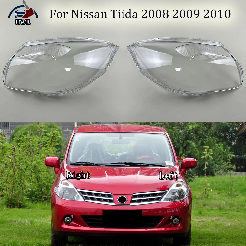 

Headlight Cover Headlamp Shell Transparent Lampshade Case Plexiglass Replace Original Lens For Nissan Tiida 2008 2009 2010