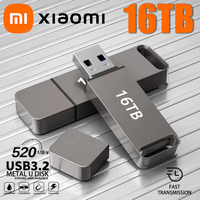 Xiaomi 16TB Flash Drive USB 3.2 High Speed Transfer Type C U Metal Flash SSD Portable Mini Flash Drive Memory Waterproof U Drive