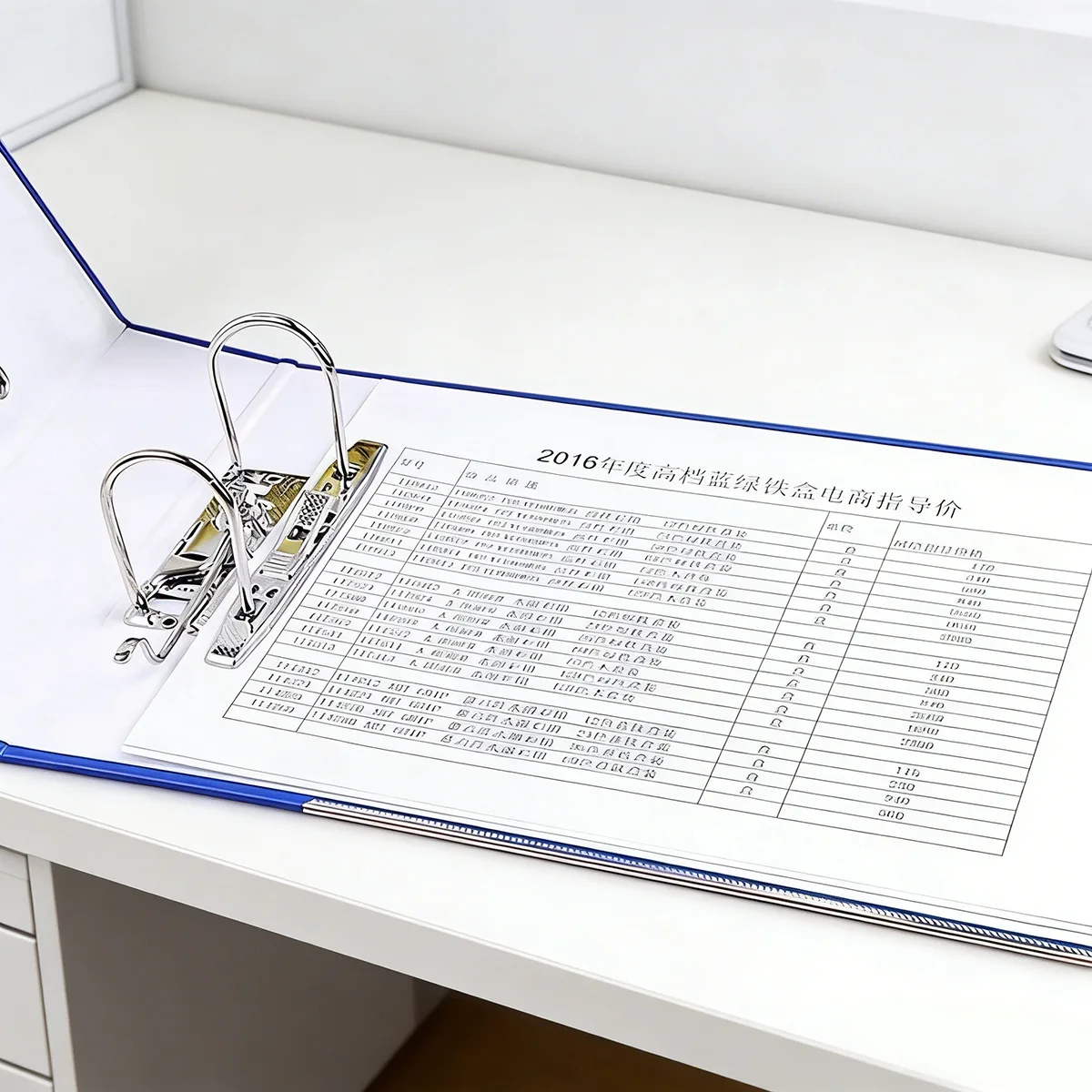 A4 A3 Landscape 2 Hole D Ring Binder with Rigid Board Cover, Large Capacity File Folder for Engineering Drawings, Blueprints