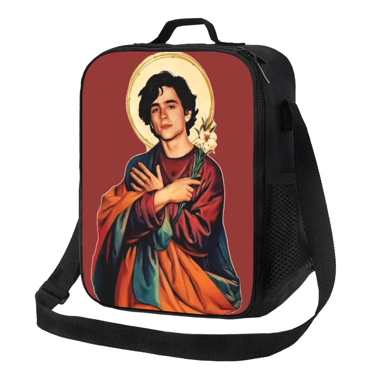 Saint Timothee Chalamet Insulated Lunch Bag for Women 90s TV Actor Thermal Cooler Bento Box Office Picnic Travel