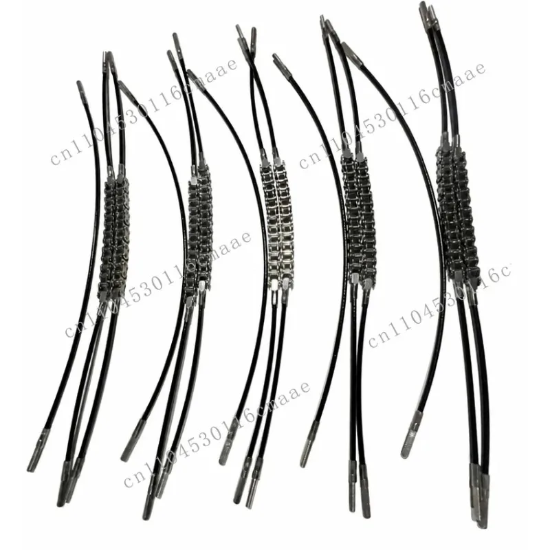 Leg Pedal Kayak Idler Cable Chain, Silver Metal Chain Drive Cable for Kayak Mirage System, Smooth Flexible Replacement