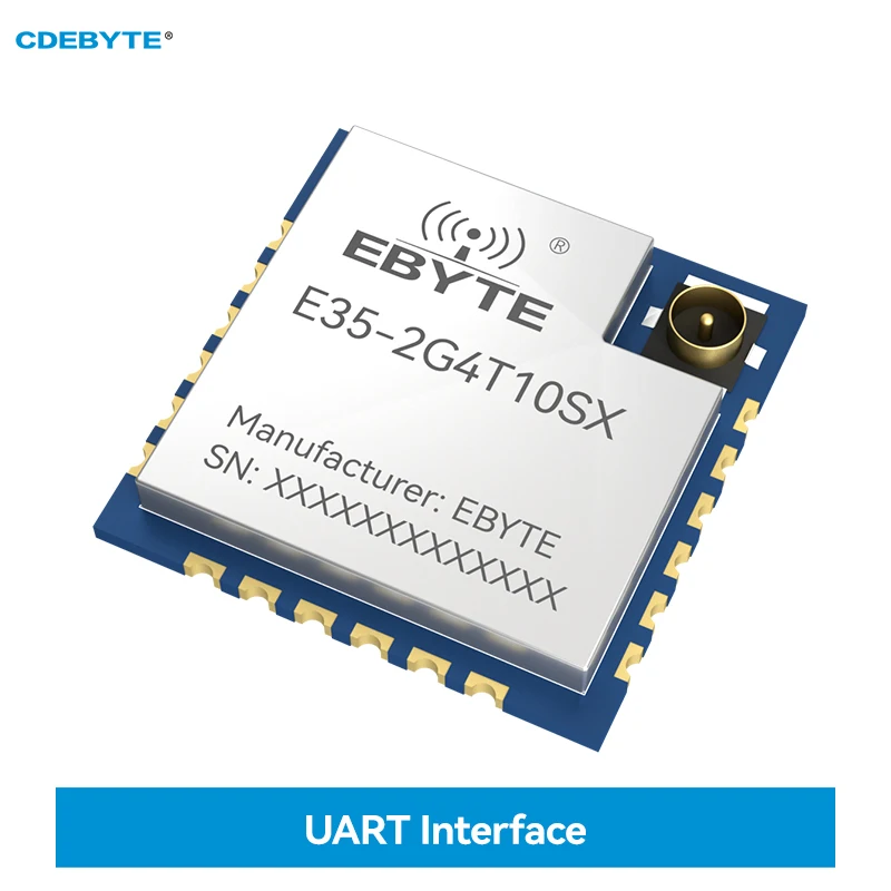 

TLSR8208 2.4GHz Wireless Transparent Transmission Module Cost-Effective Low Power Consumption CDEBYTE E35-2G4T10SX IPEX UART