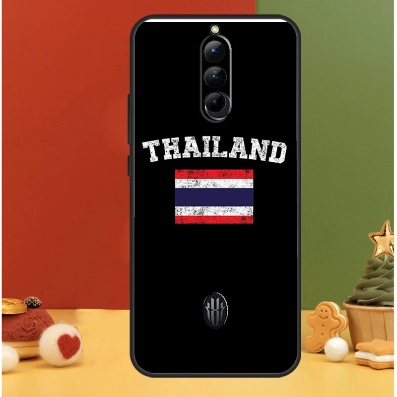 Thailand Flag Map Case For ZTE Red Magic 9 8 8S Pro Plus Nubia Red Magic 6S 7S 6 7 Pro 6R 5S 5G Phone Cover