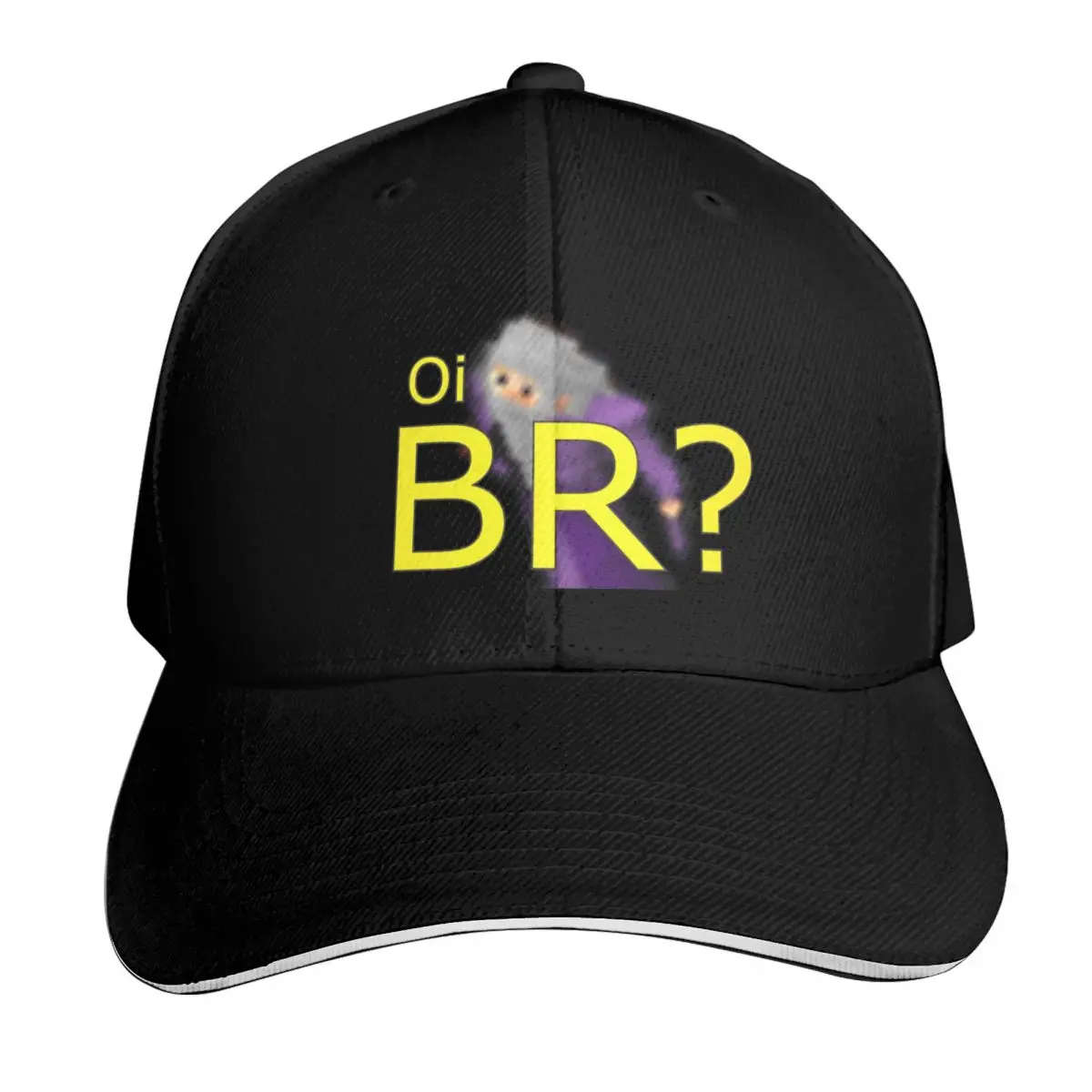 brazilian greeting Baseball Cap Contrast Two Tone Brim Snapback Flat Bill Strapback Dad Hat