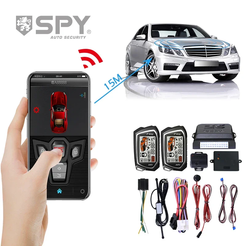 SPY The Best Manufacturer Security Easy To Install anti hijacking car alarm system car