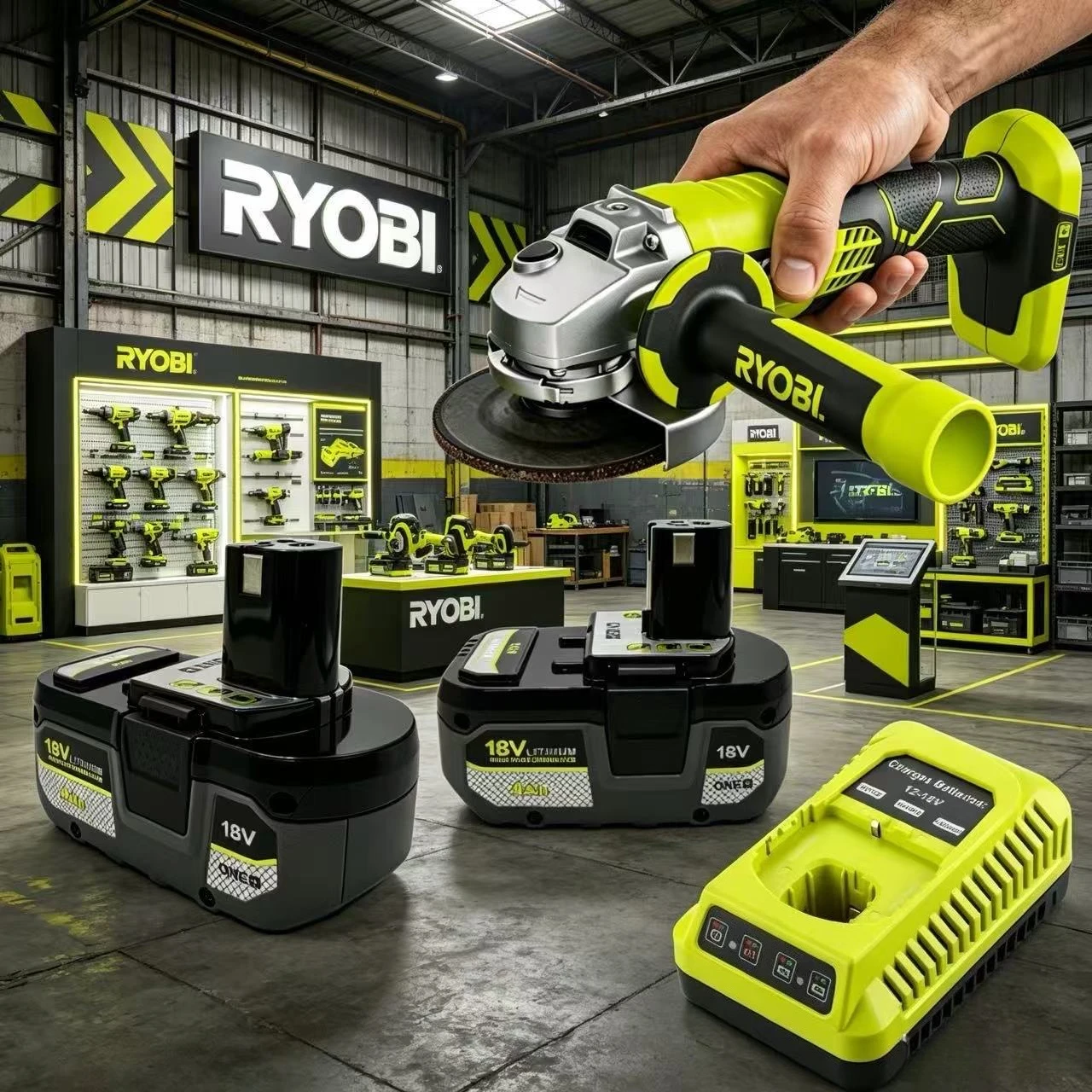 

RYOBI One+ P108 18V Premium Rechargeable Li-ion Battery, Perfect Power Replacement for P104 P107 RB18L50 RB18L20 Power Tools
