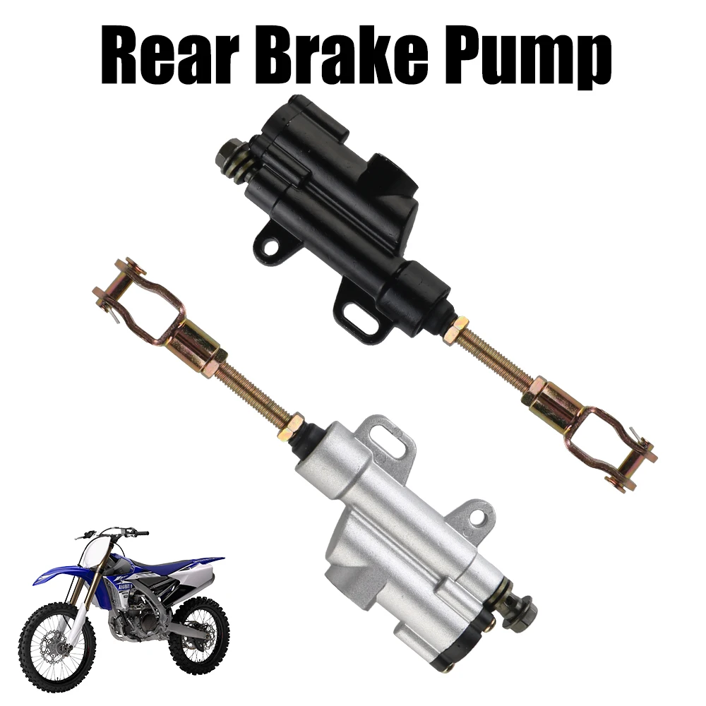 Rear Brake Pump Universal Foot Hydraulic Brake Master Cylinder Pump Pit Pro Trail Dirt Quad Bike ATV Dune Buggy