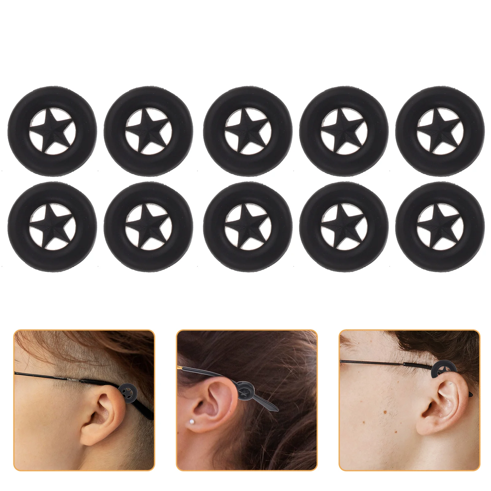 

20 Pairs Anti-slip Ring for Glasses Ear Pads Eyeglass Holder Frame Grips Silicone Eyeglasses Holders Silica Gel Child