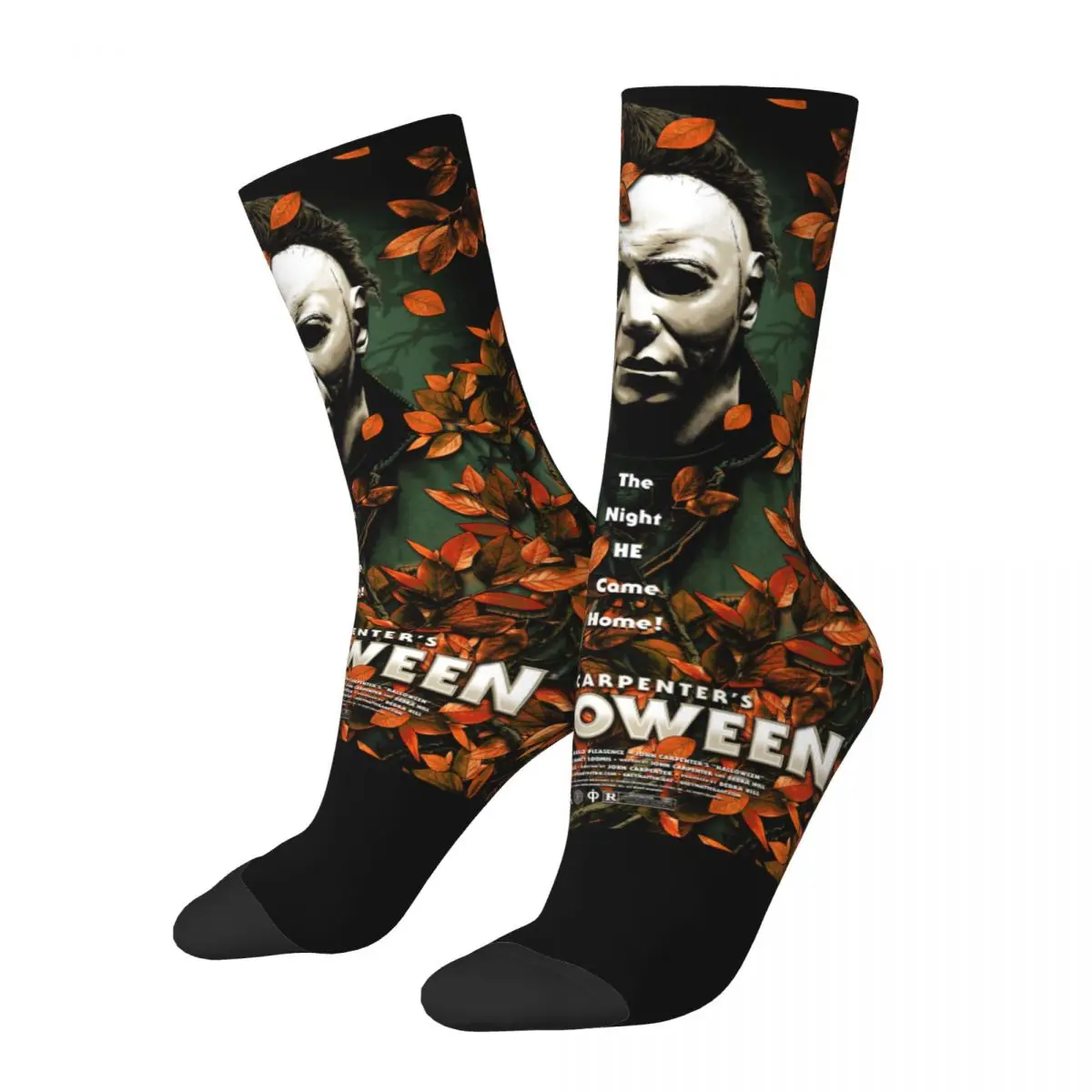 Kerstcadeaus Winter Warm Kleurrijke Vrouwen Mannen Michael Myers Halloween Film Crew Sokken Ademend Skateboard Stuff Zachte