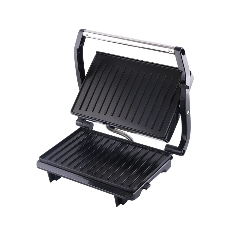ماكينة شرائح اللحم المنزلية عبر الحدود، تسخين مزدوج الجوانب، بانيني، خبز التوست، ساندويتش اللاحم #6