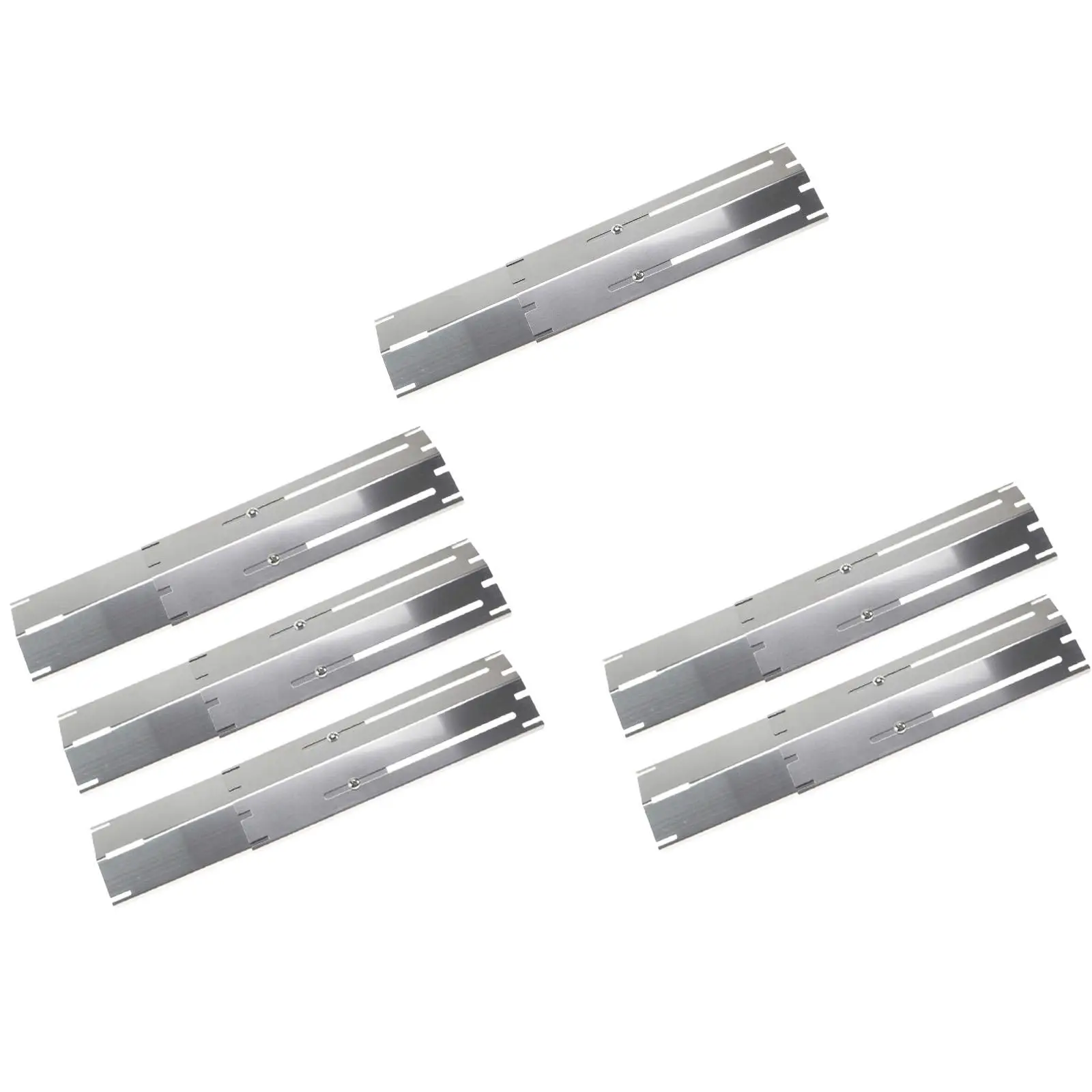 Grill Heat Plates Shield Replacement Parts Stainless Iron Heat Tent Burner Cover Heat Deflector for Most Gas Grill Outdoor