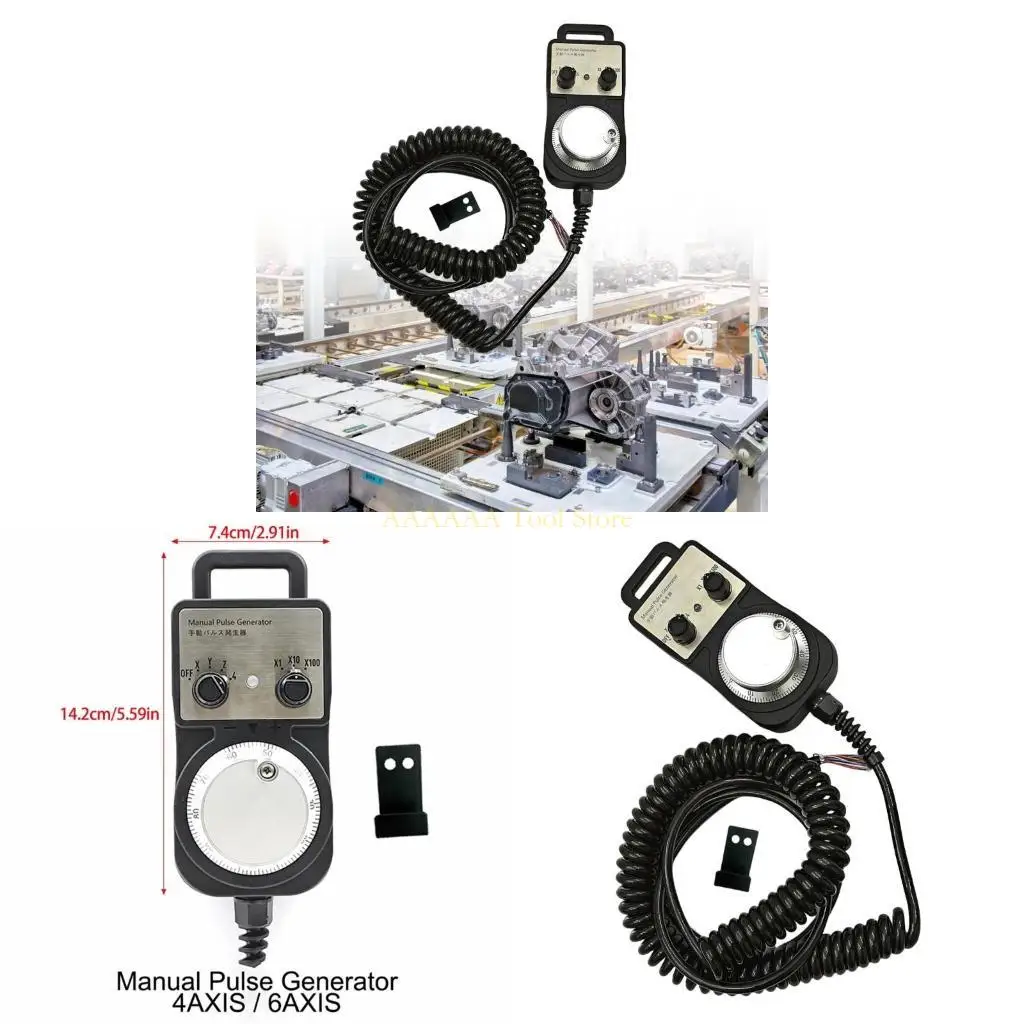 

A2BE Multifunctional MPG Handwheel Manual Generator Engraving Machine Electronic Handwheel with Emergencies Stop Switches