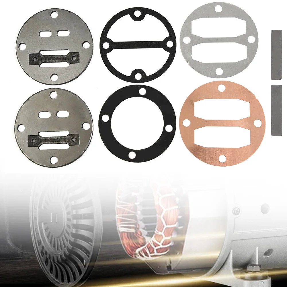 Пластина клапана поршневого воздушного компрессора, уплотнительная прокладка, шайбы с отверстием для отверстия 42 мм, фитинг для воздушного насоса, аксессуары для воздушного компрессора