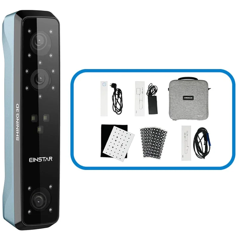 

Einstar handheld 3D scanner no matter the size of the object can be stable output of outdoor data collection.